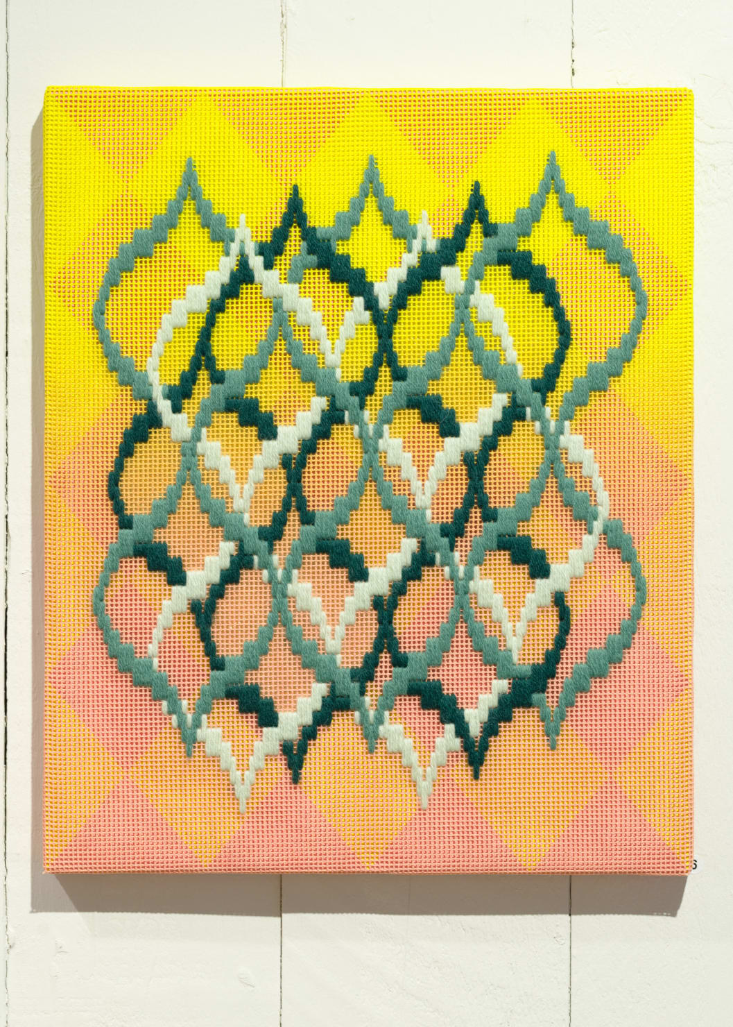 Cecilia Charlton, Pattern analysis [Golden Ratio, yellow and coral], 2022