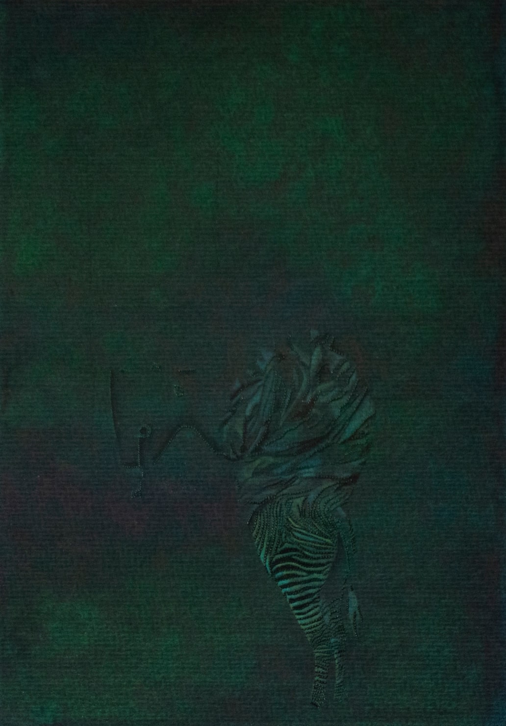 Hira Mansur, Into the murky waters, 2022