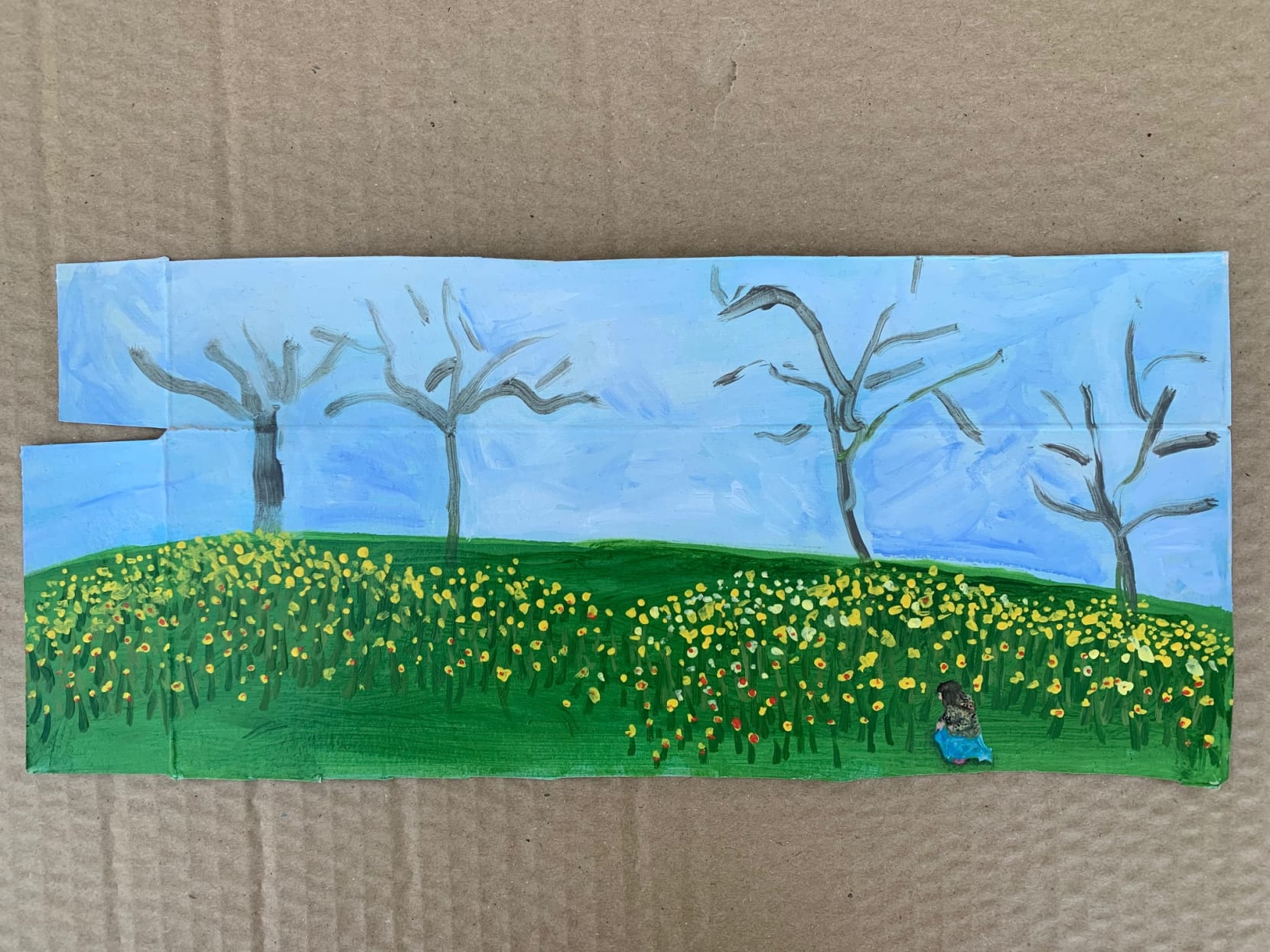 Tinsel Edwards, Isolation daffodils and you, 2020