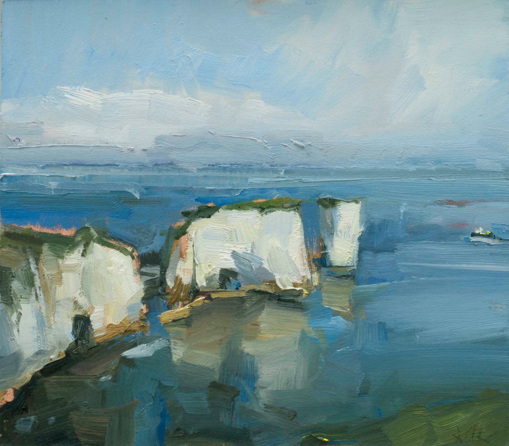 David Atkins, Morning Light, Old Harry Rocks, 2017