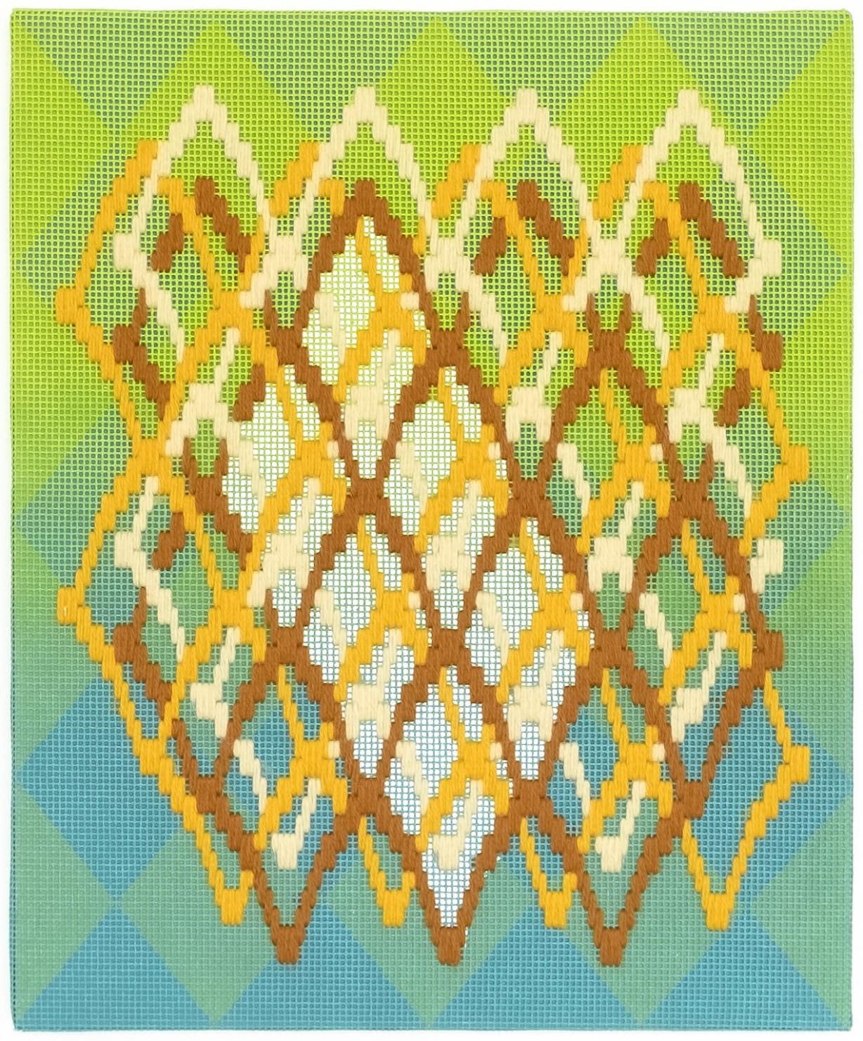 Cecilia Charlton, Pattern analysis [Golden Ratio, green and blue], 2022