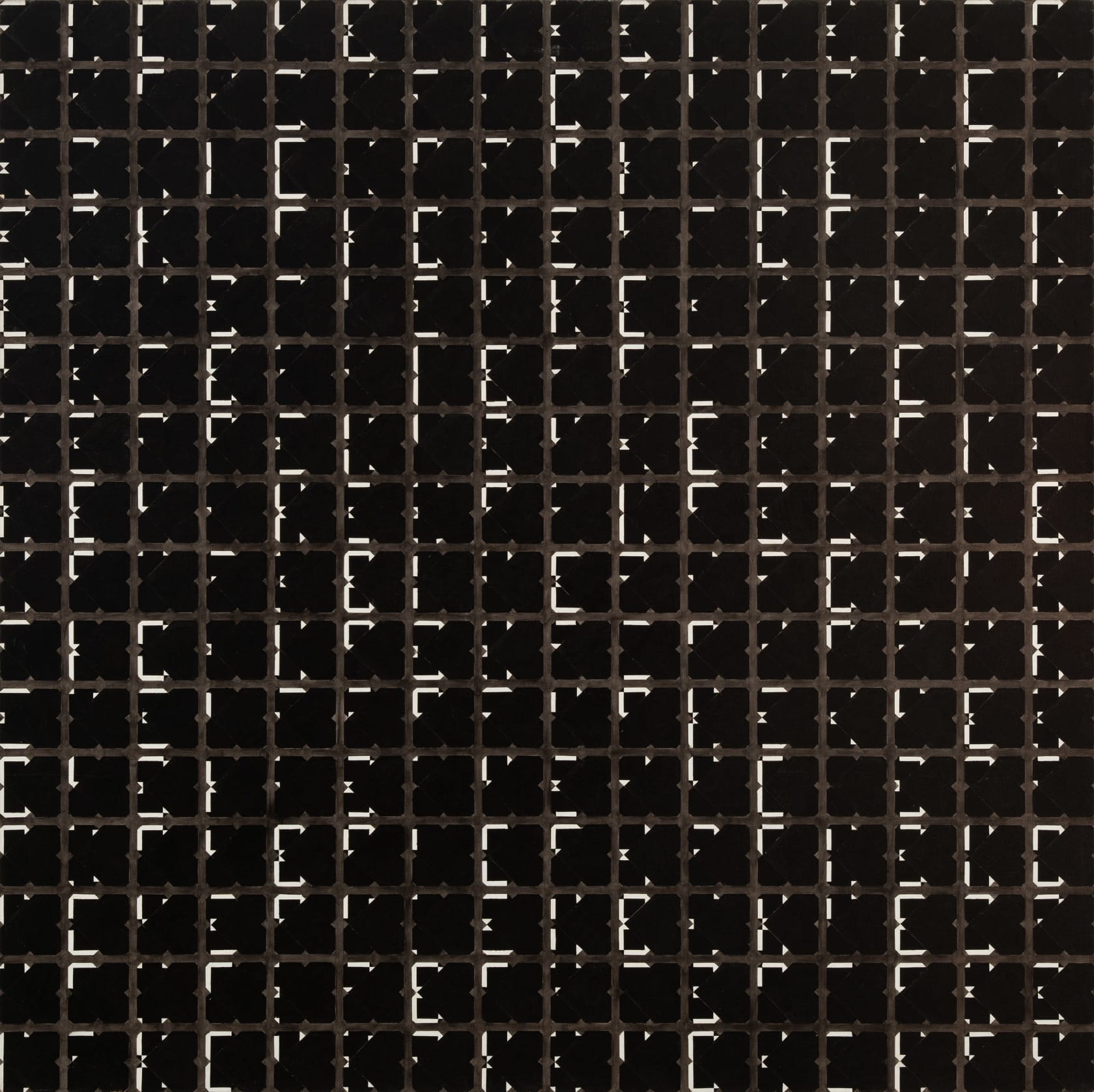 Ralph Iwamoto, Raven Scroll #3 (Quaroctagons - Opus 3), 1982