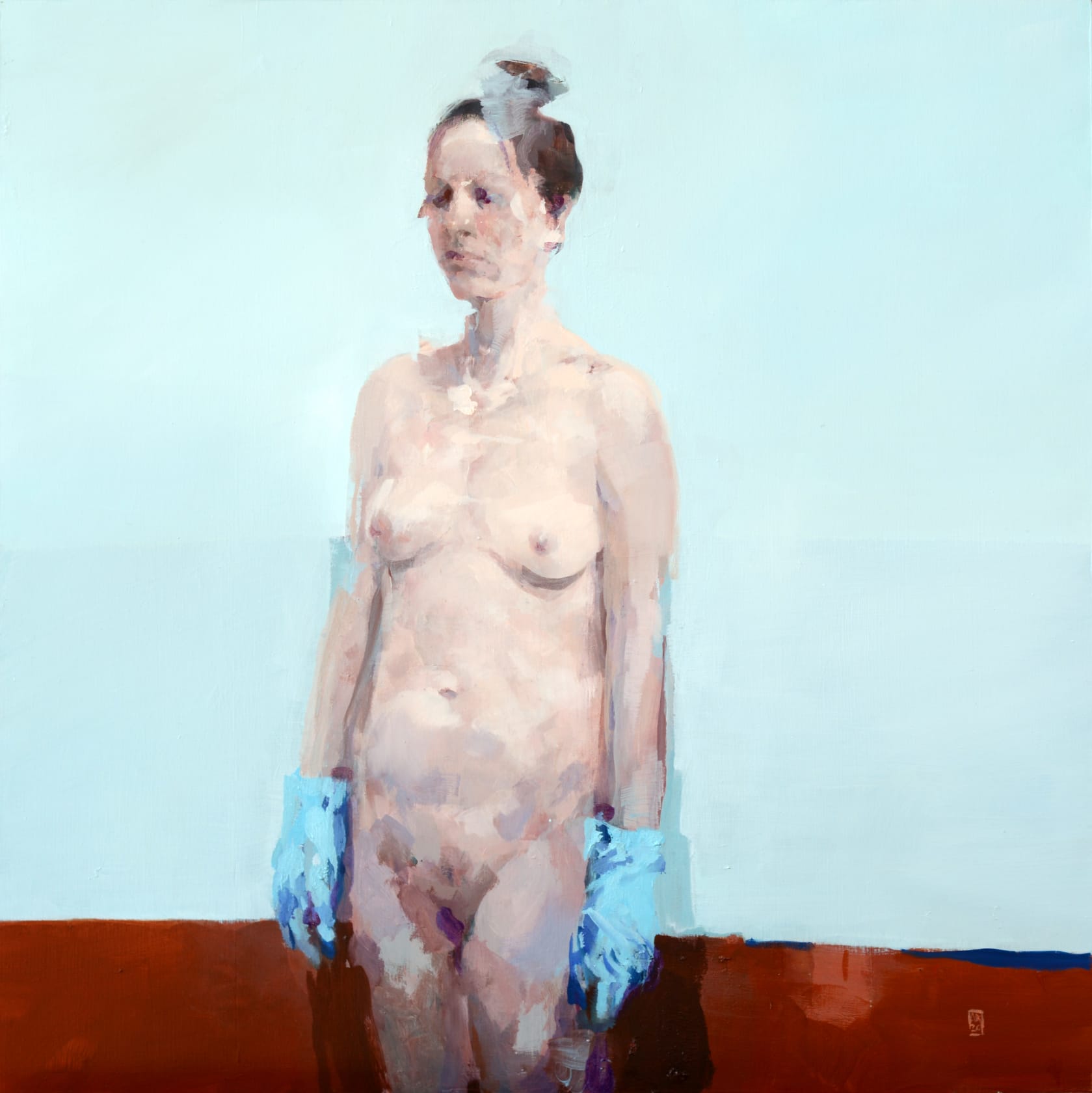 Alex Kanevsky, M.H. with Rubber Gloves, 2020