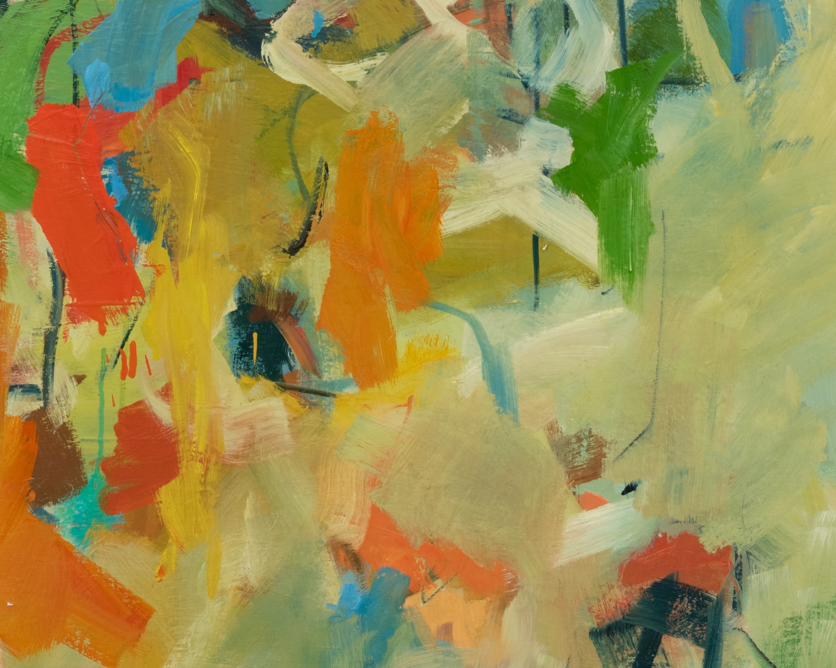 Chloë Lamb A Clearing, 2024 Oil on linen canvas, 40 x 35 in. (101.6 x 88.9 cm)