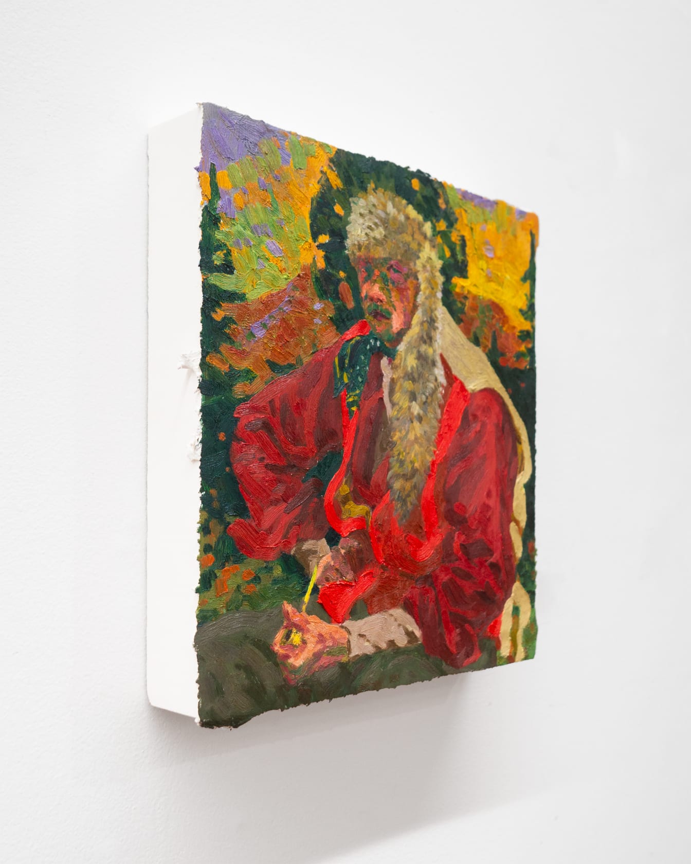 Samuel Guy Crockett Adirondack, 2025 Oil on panel, 10 1/4 x 11 1/4 x 1 3/4 in. (26 x 28.6...