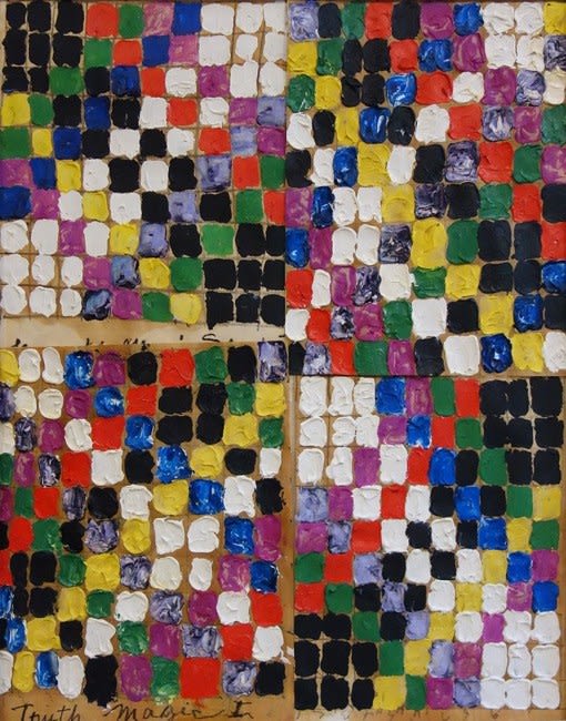 Alfred Jensen, Egypt's Magic Square: Truth Magic, circa 1964-66