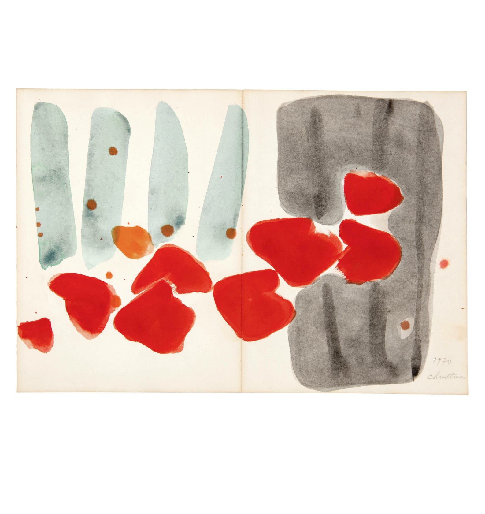 Teruko Yokoi, Christmas leporello [14 Works], 1970–80