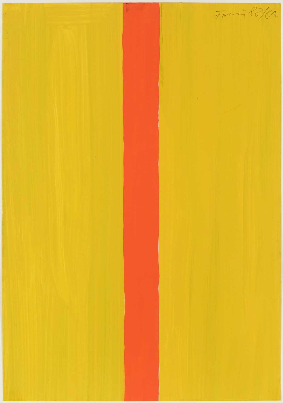 Günther Förg, Untitled (yellow-orange), 1988