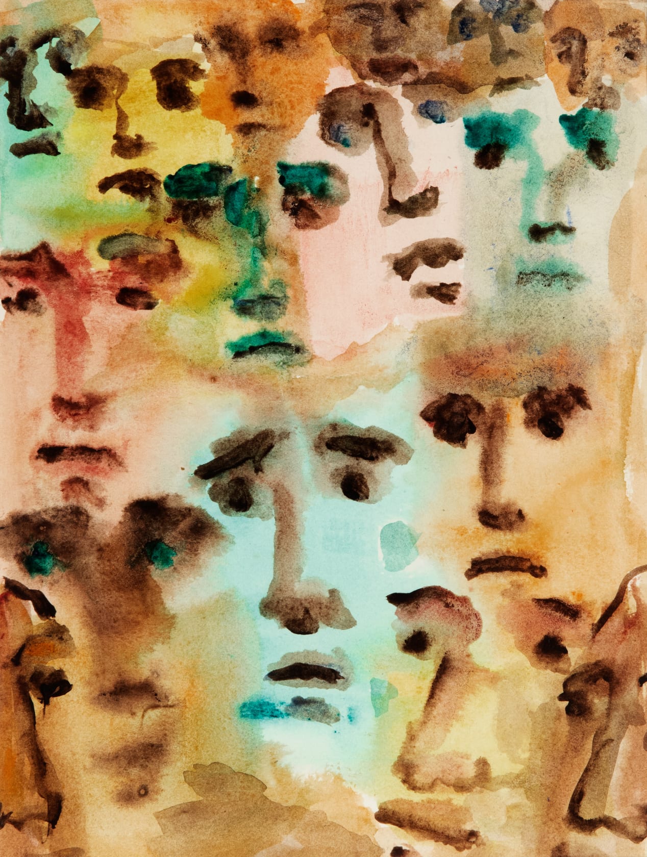 Albert Kotin, Face Study, 1967