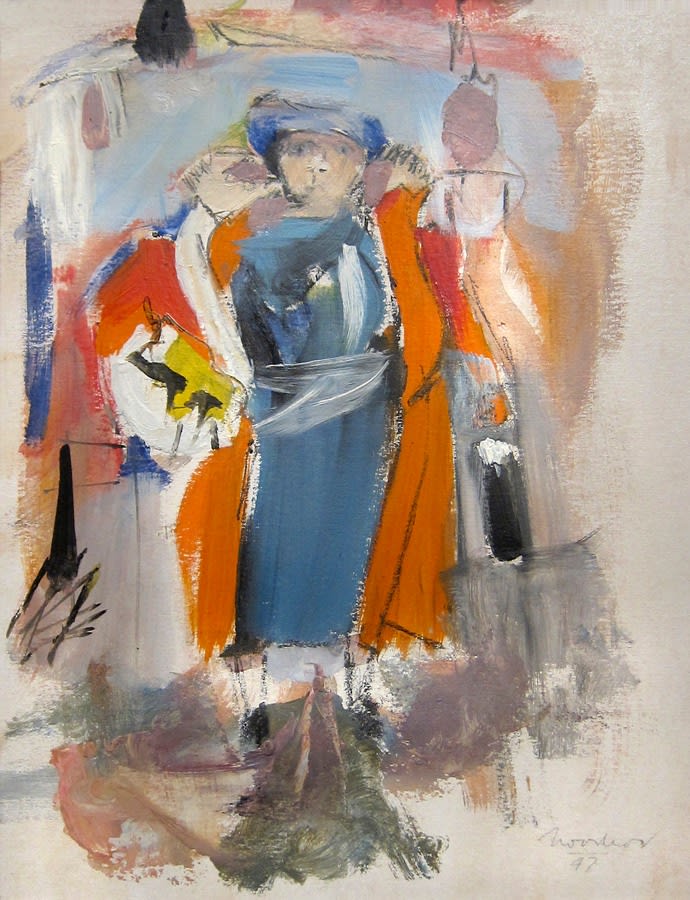 Jack Tworkov, Red Robe, 1947