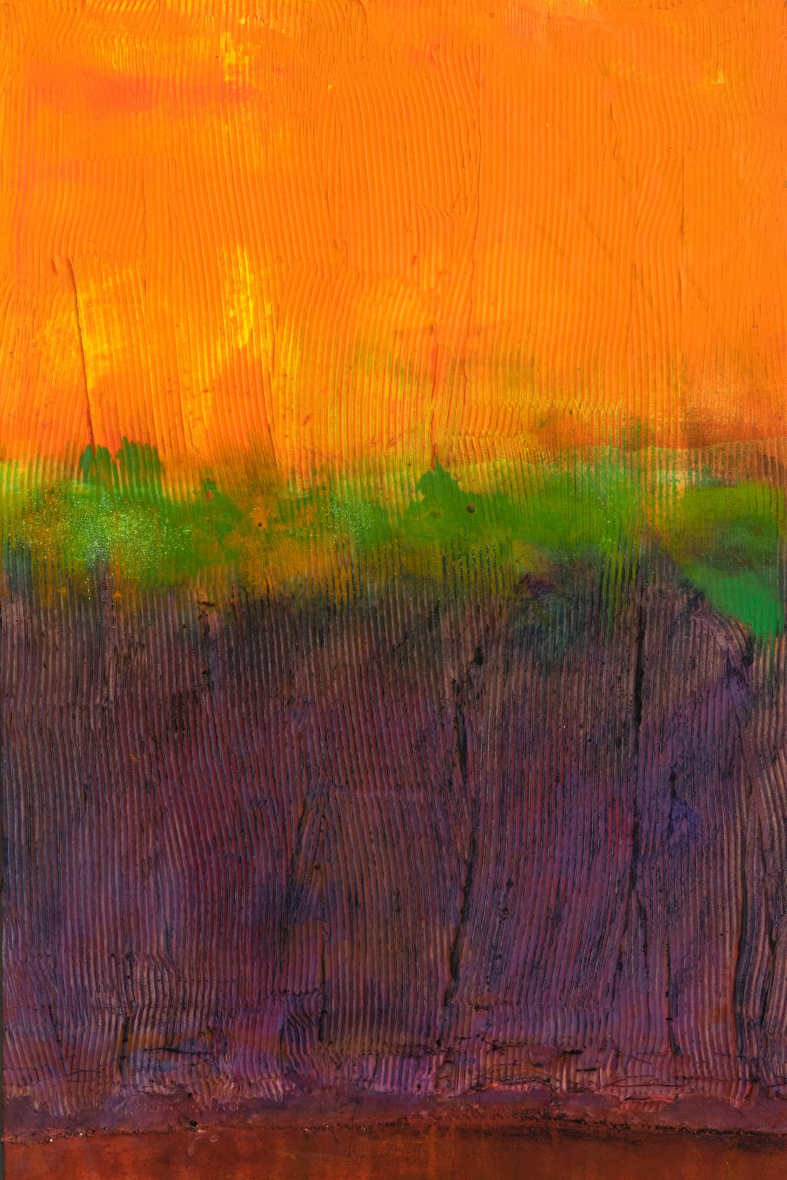 Frank Bowling, According to Mark, 2009