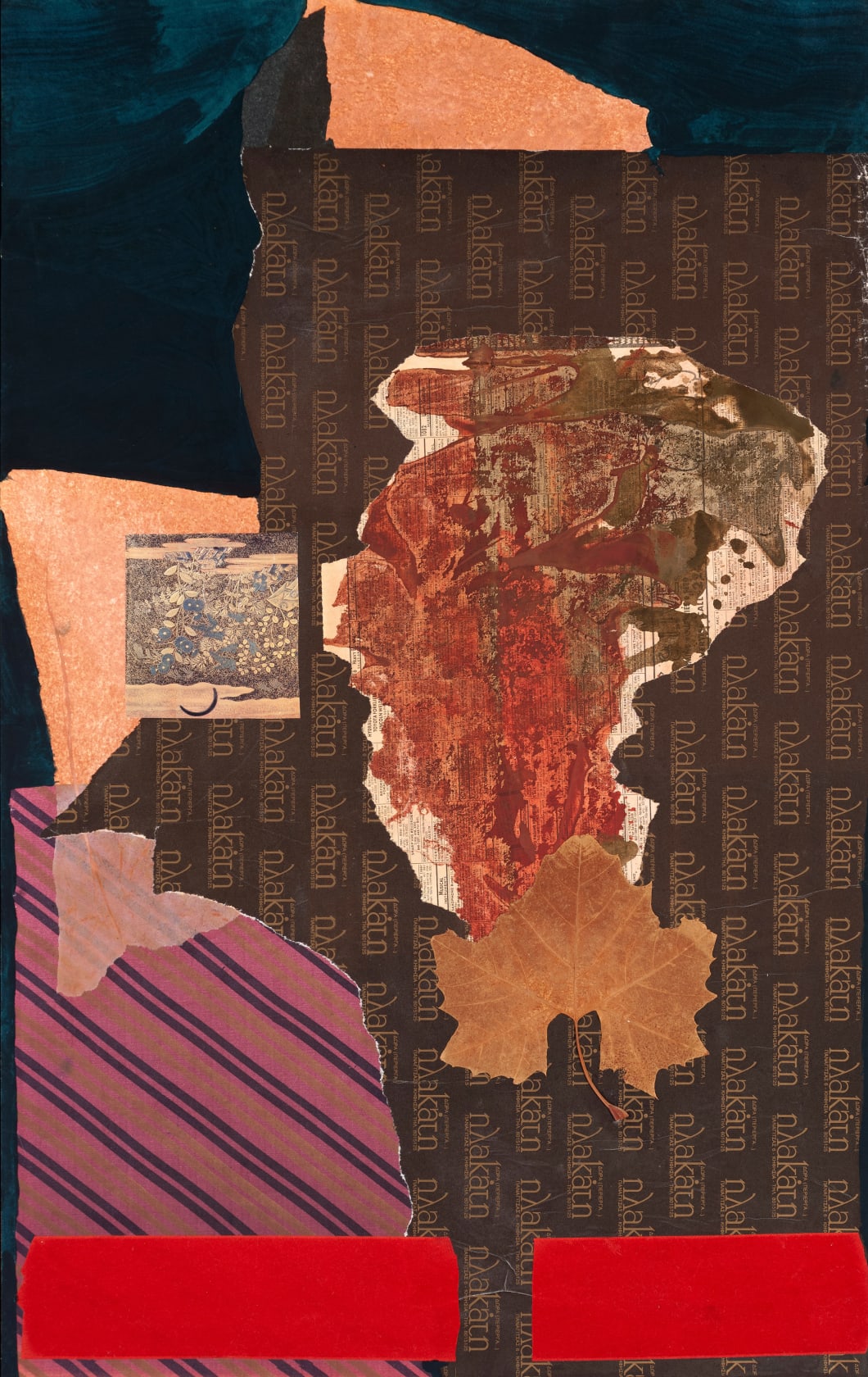 Dorothy Hood Untitled 1055, 1982–97 Collage on matboard, 32 x 20 in. (81.3 x 50.8 cm)