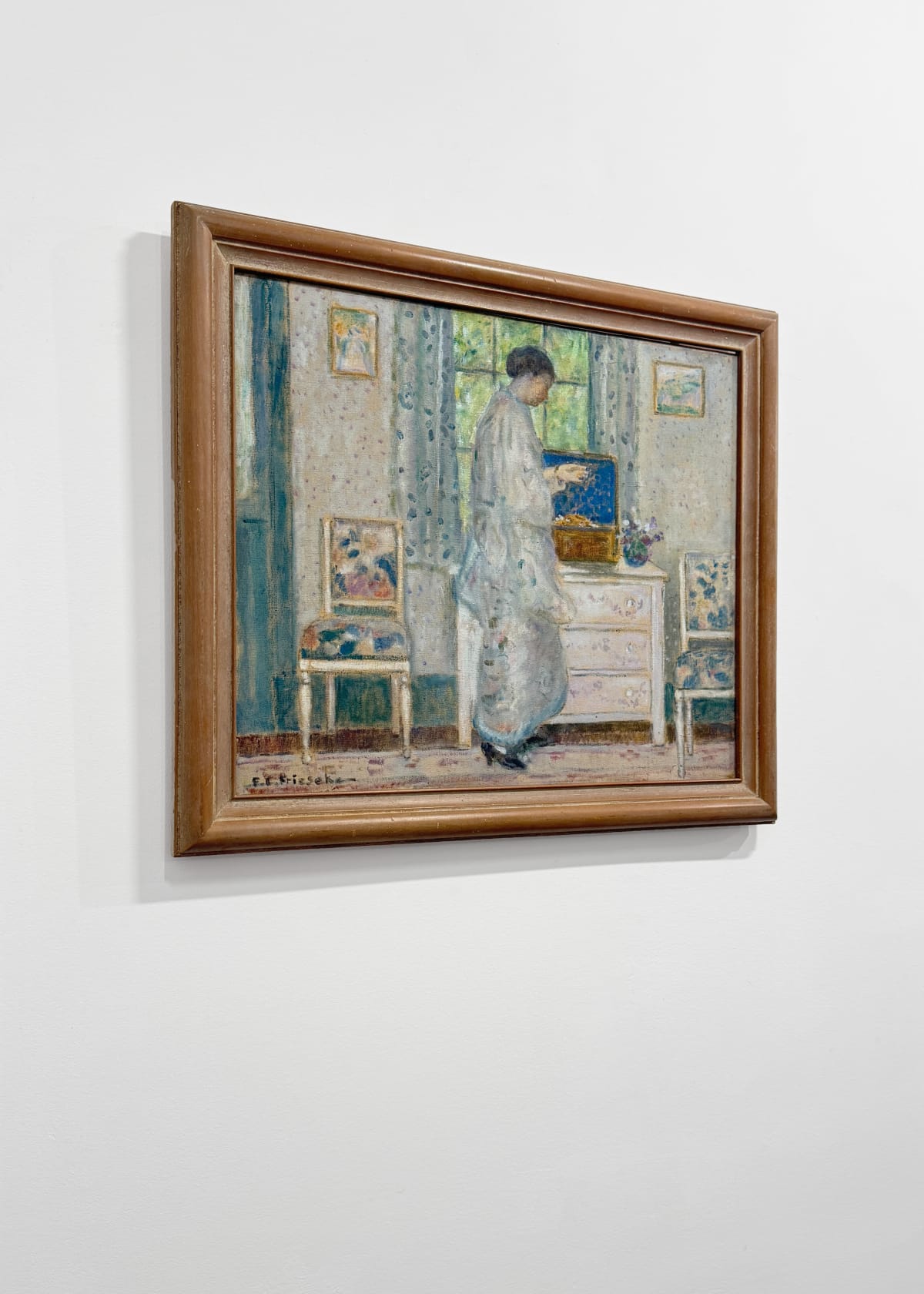 Frederick Carl Frieseke, Untitled ("Woman in Bedroom"), circa 1922
