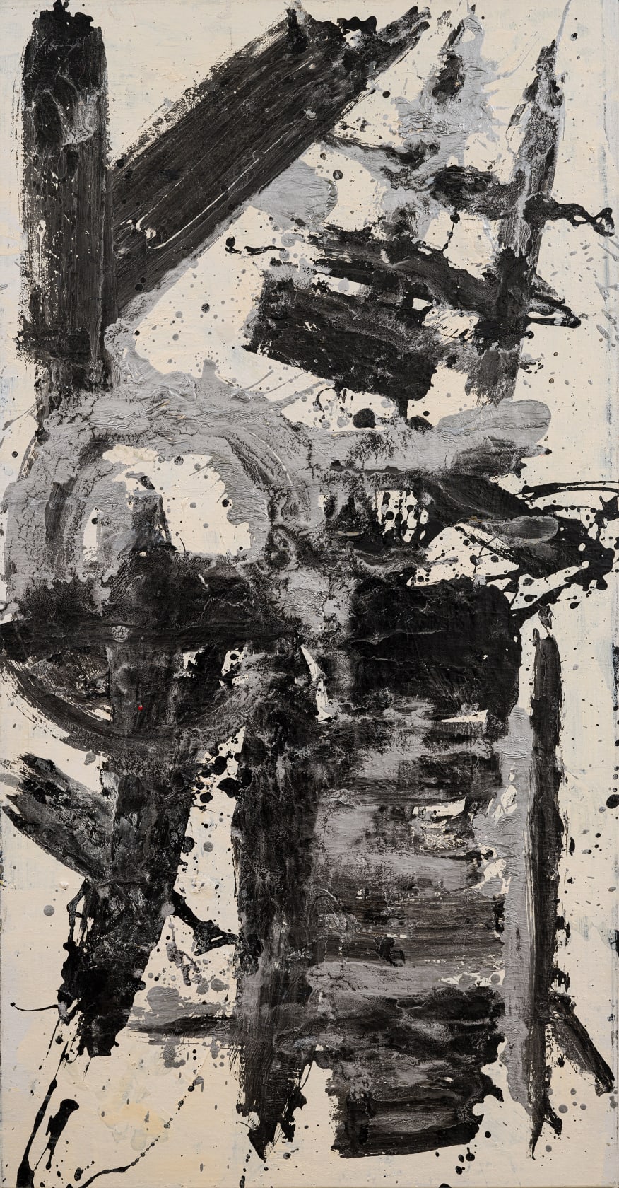 Michael (Corinne) West Untitled, circa 1970s Oil and aluminium paint on canvas, 47 7/8 x 25 in. (121.6 x 63.5...