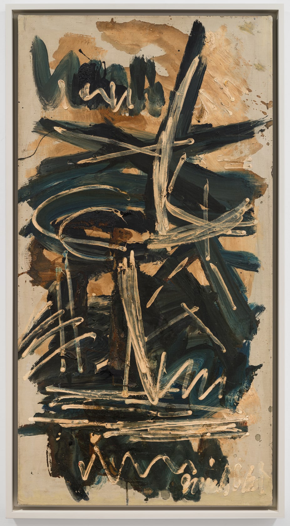 Michael (Corinne) West, White Writing, 1966