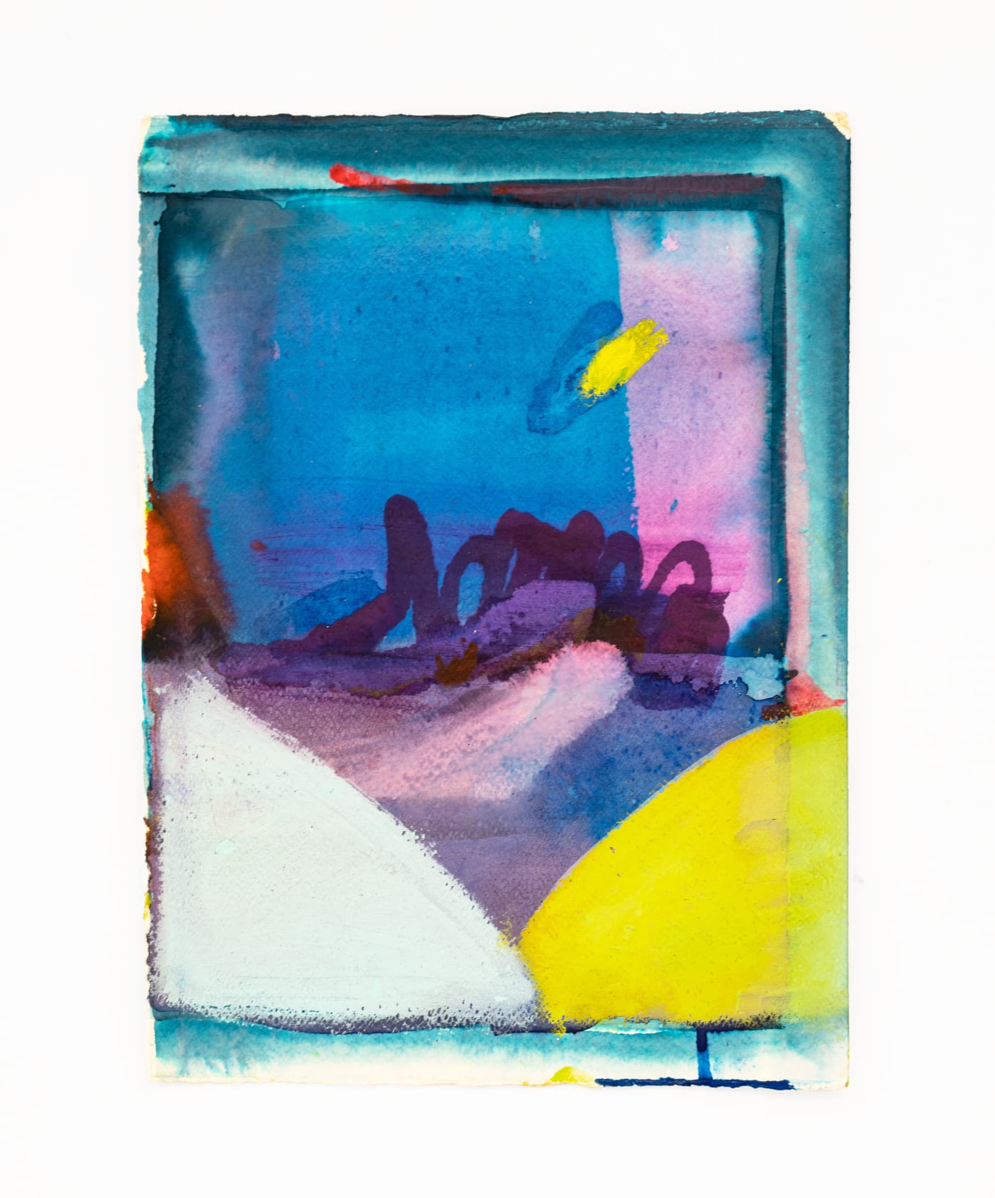 Dana James Kill Devil Hills Part III, 2023 Ink on 300msg rough press paper, 15 x 11 in. (38.1 x...