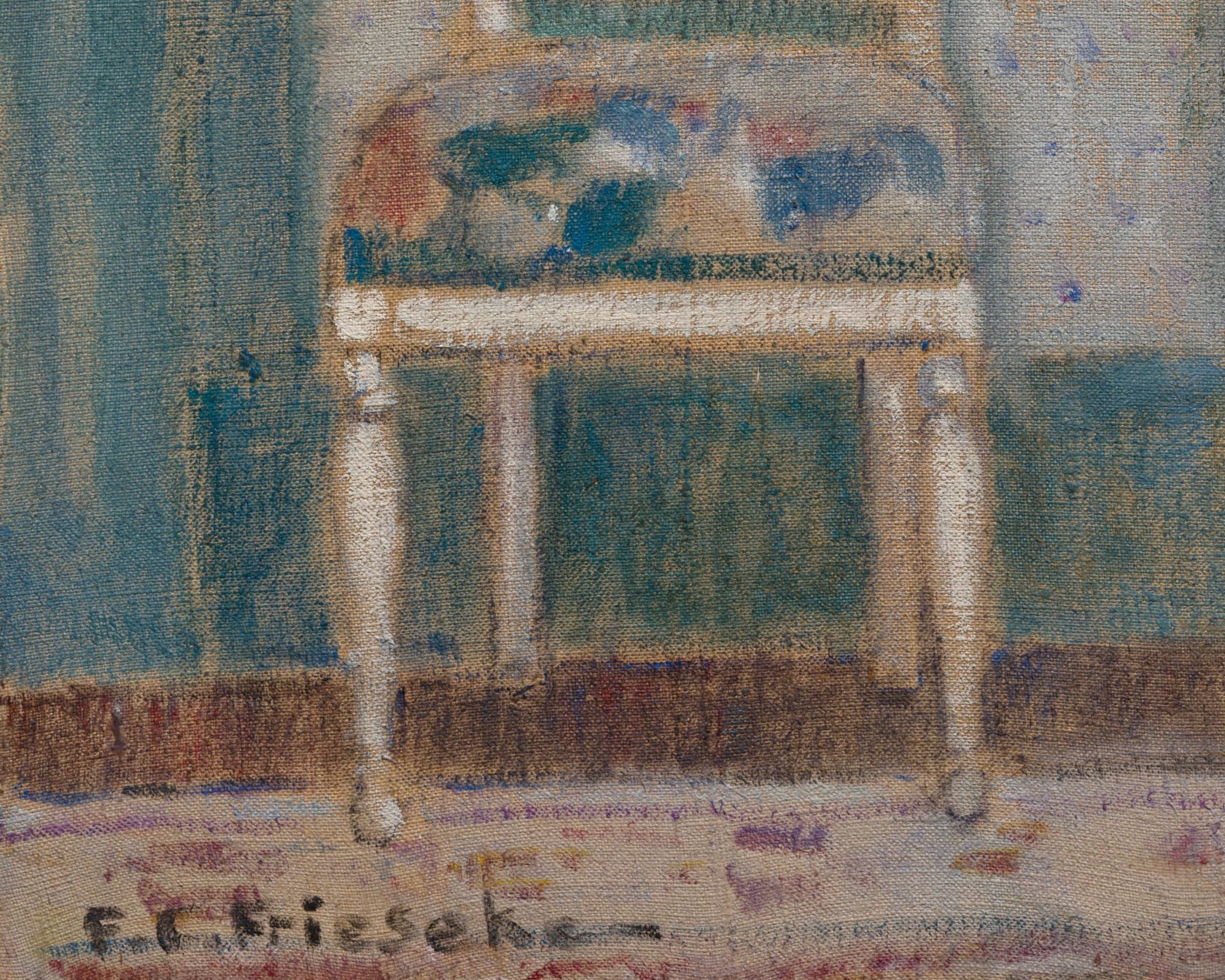 Frederick Carl Frieseke, Untitled ("Woman in Bedroom"), circa 1922