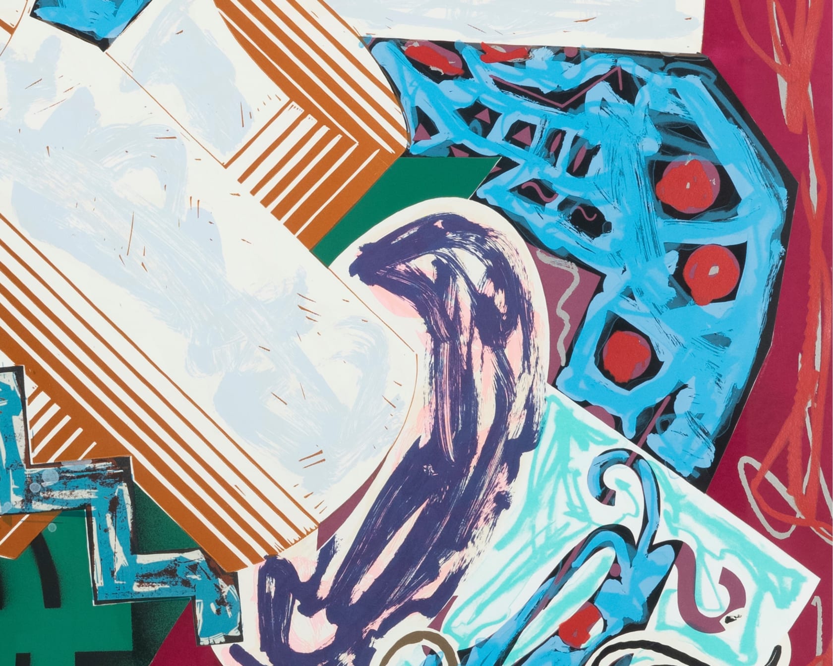 Frank Stella, Then Came a Stick and Beat the Dog, Illustrations After El Lissitzky's Had Gadya, 1984