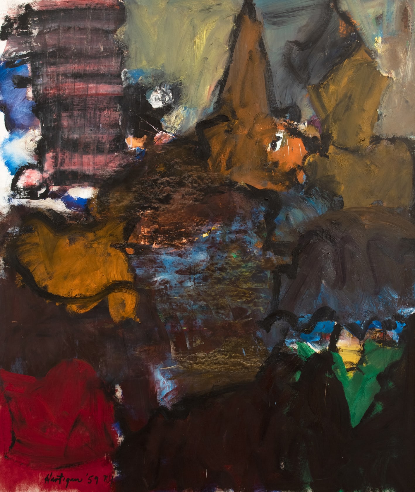 Grace Hartigan, Early November, 1959