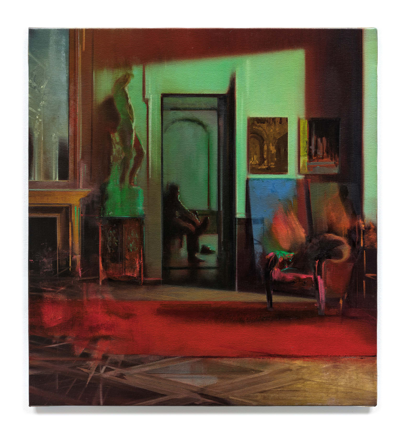 Tim Kent Pied-à-terre, 2025 Oil on canvas , 26 x 24 in. (66 x 61 cm)
