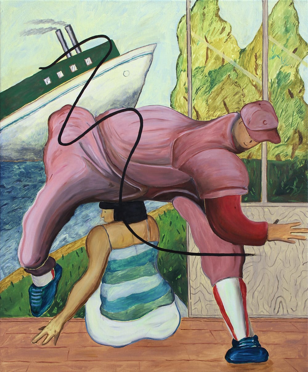 Hiroya Kurata Scene with a Ship, 2016 Oil on canvas, 24 x 20 inches (61 x 50.8 cm)