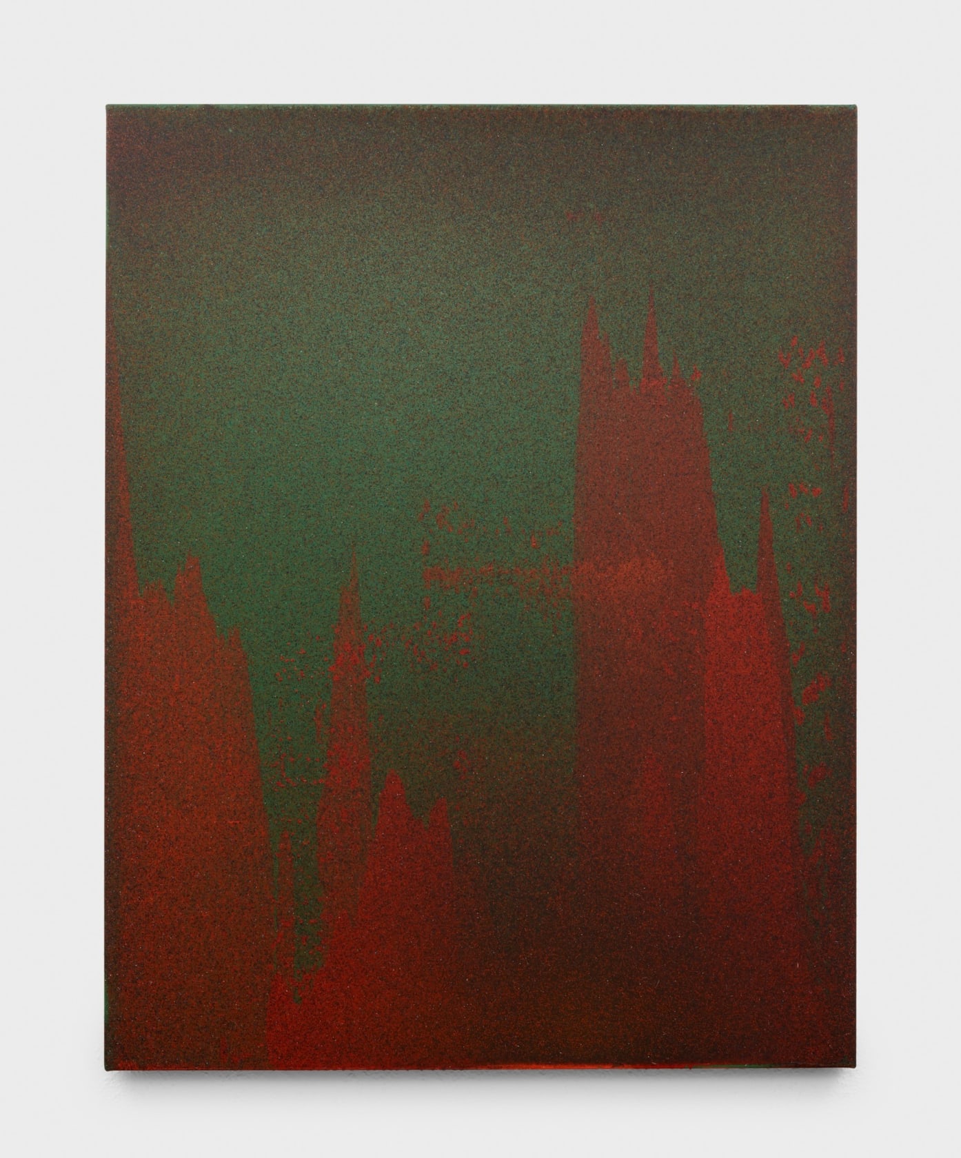 John Knuth Changed Garden, 2025 Acrylic/flyspeck on canvas, 54 x 42 in. (137.2 x 106.7 cm)