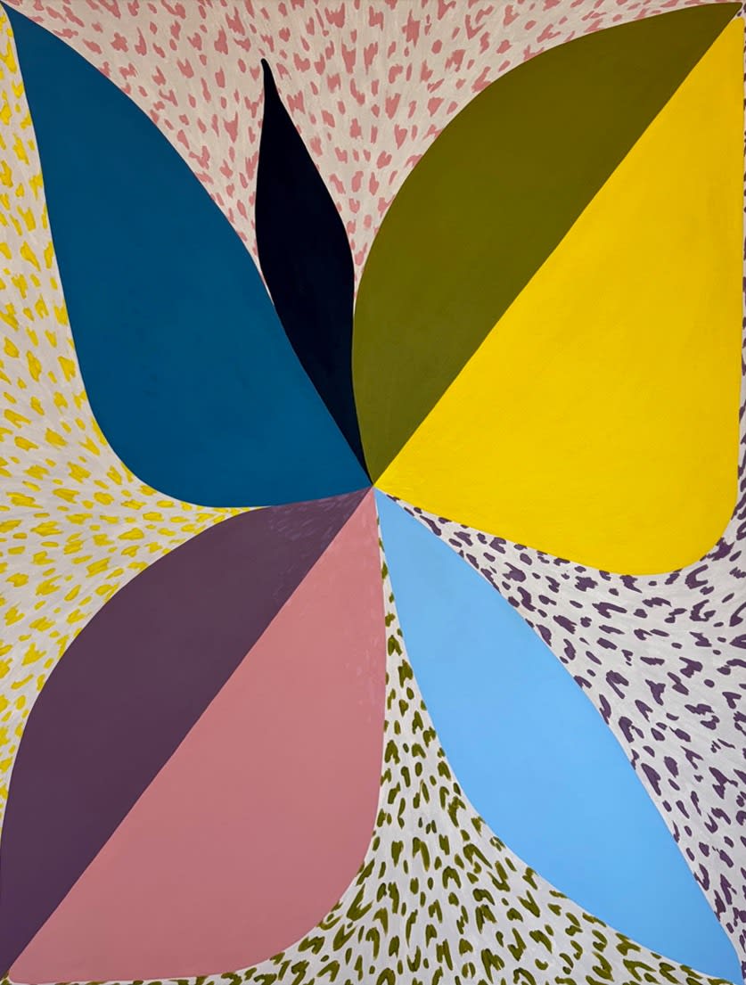 Kelly Worman Mars in Leo II, 2025 Acrylic on canvas, 50 x 38 in. (127 x 96.5 cm)