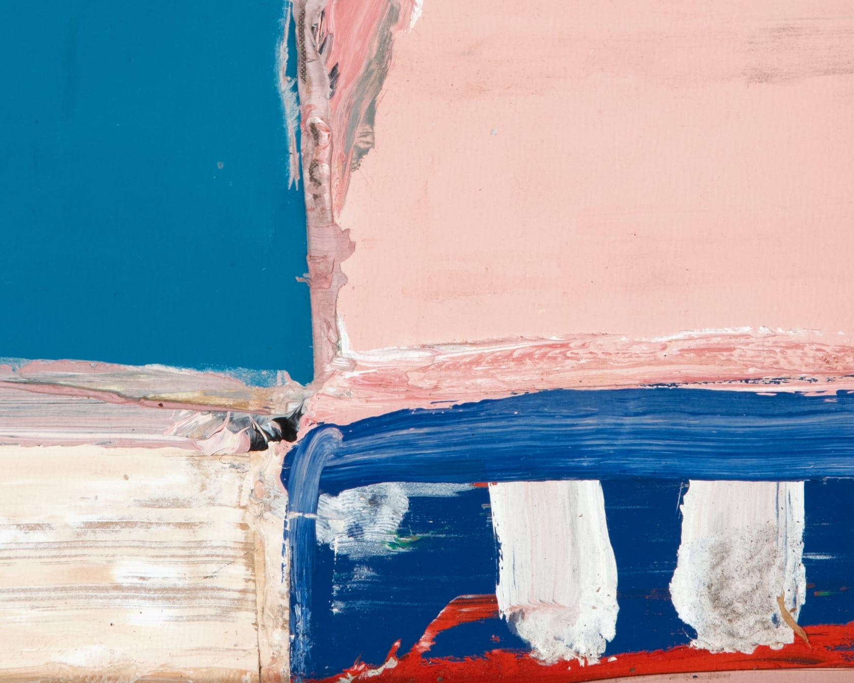 Alfred Leslie Untitled, 1960 Mixed media and collage on board in artist's frame, 7 7/8 x 10 1/2 in. (20...