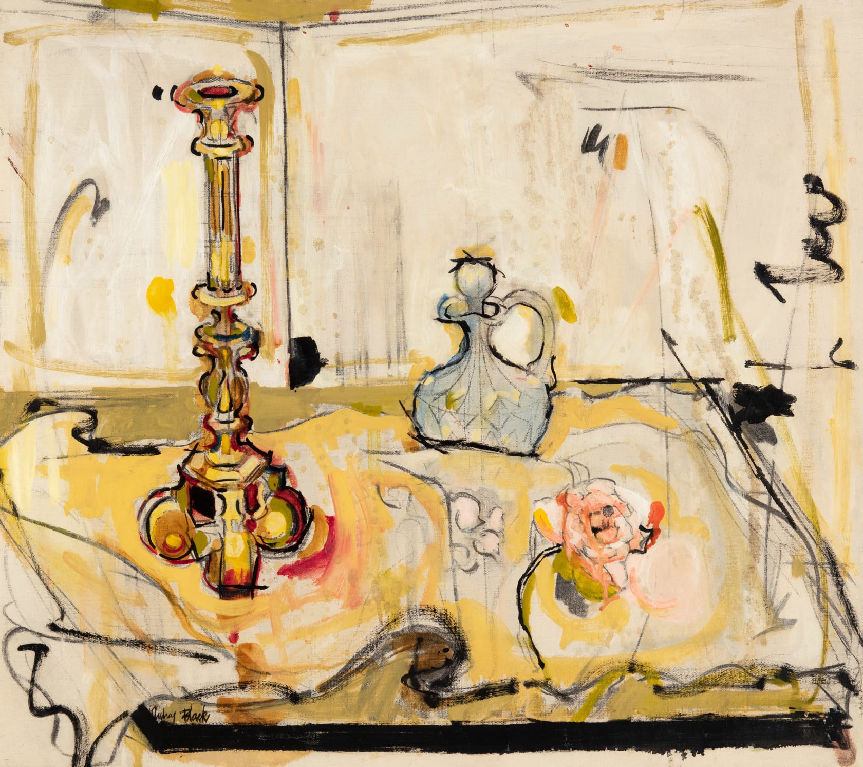 Audrey Flack Candela, 1953 Oil on canvas, 25 x 28 1/4 in. (63.5 x 71.8 cm)