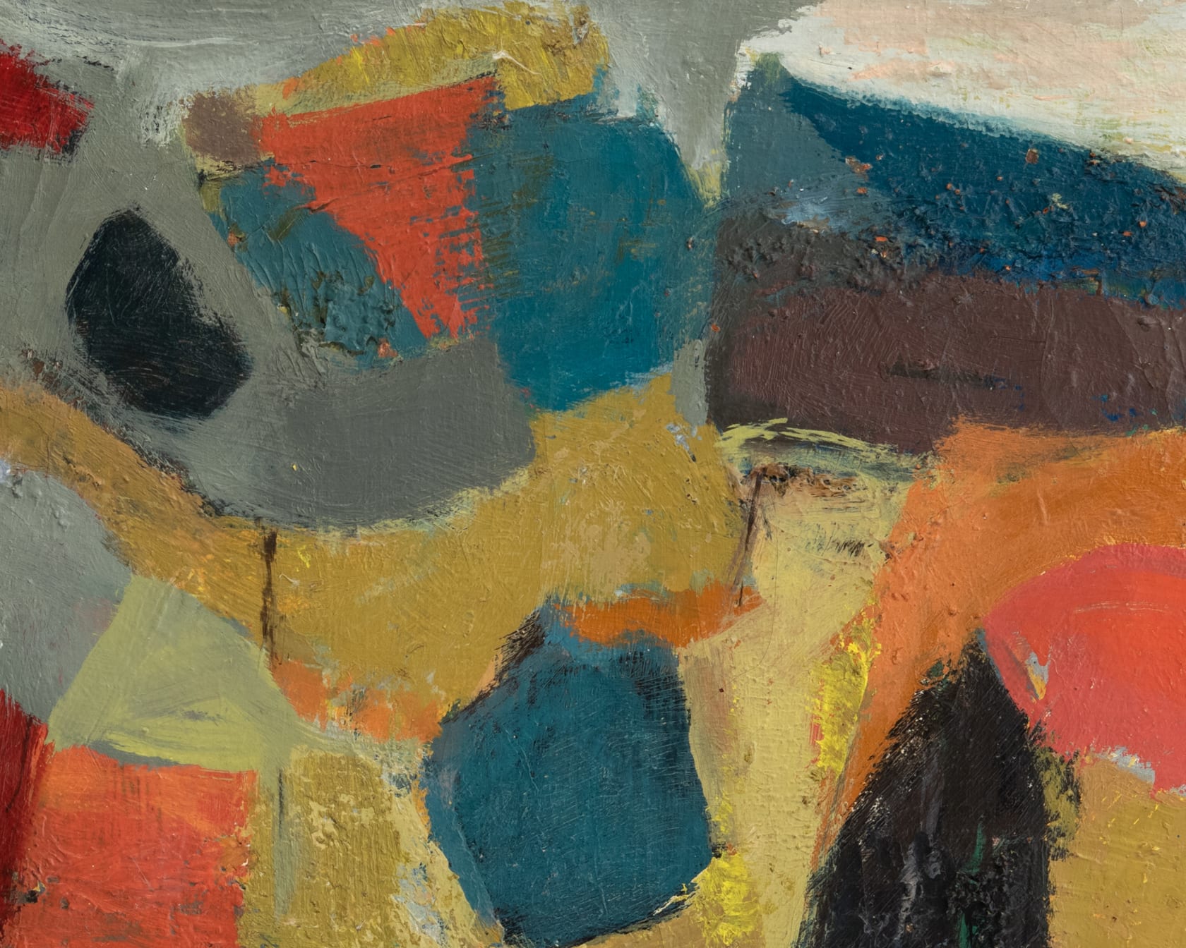 Charles Cajori Untitled, 1951 Oil on canvas, 14 x 24 in. (35.6 x 61 cm)