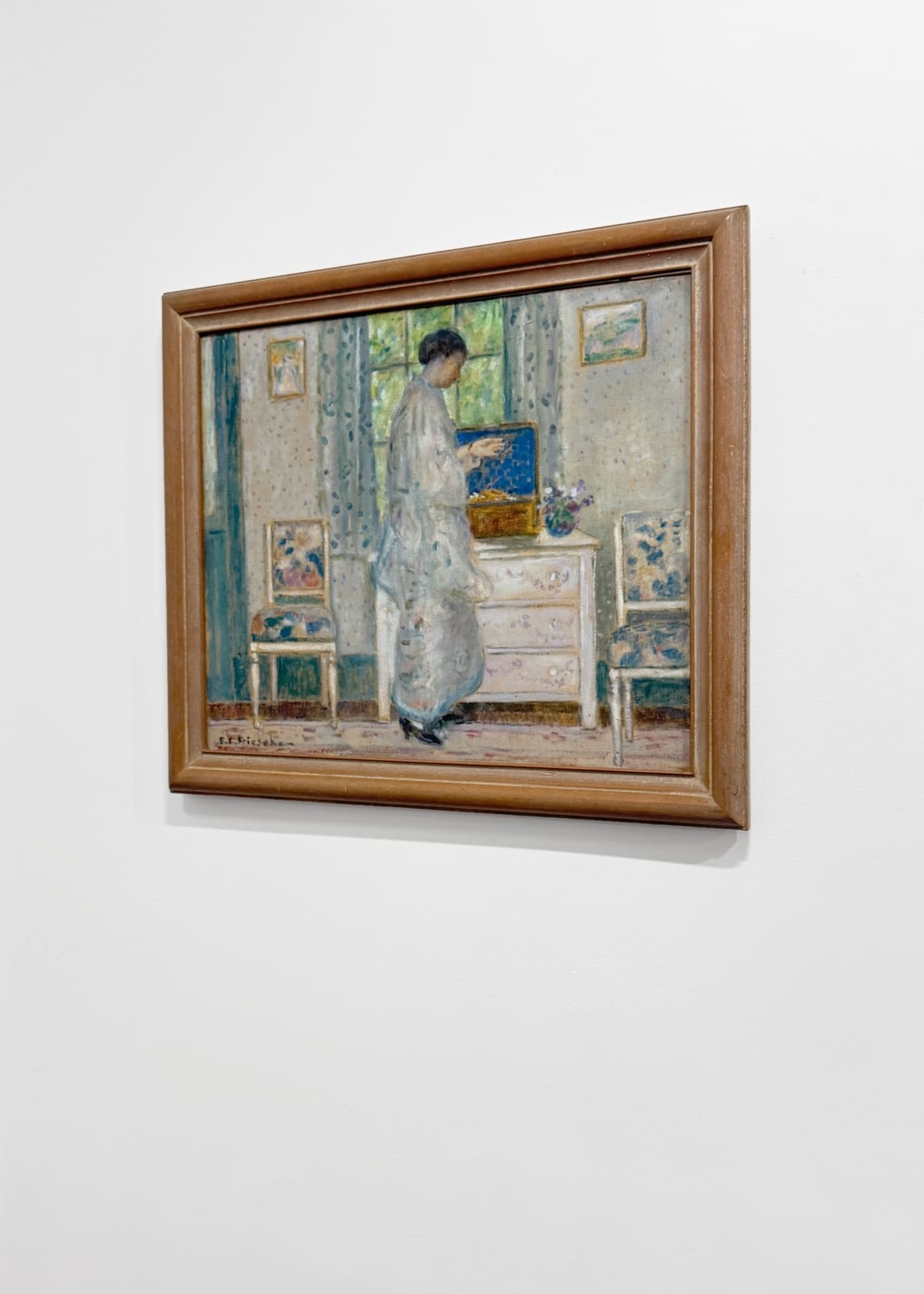 Frederick Carl Frieseke, Untitled ("Woman in Bedroom"), circa 1922