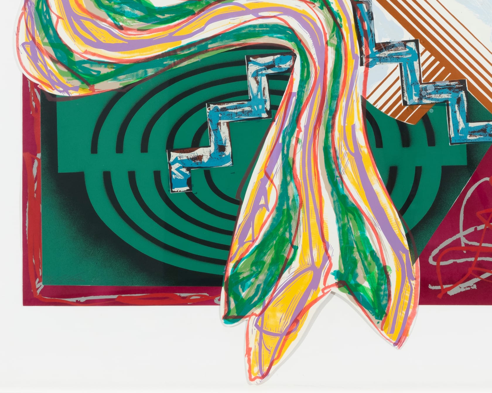 Frank Stella, Then Came a Stick and Beat the Dog, Illustrations After El Lissitzky's Had Gadya, 1984