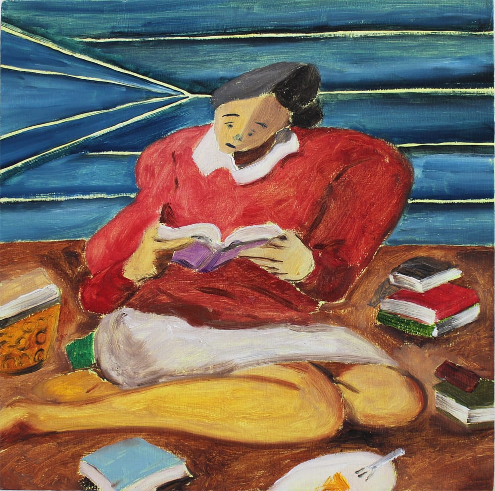 Hiroya Kurata, Girl reading, 2019