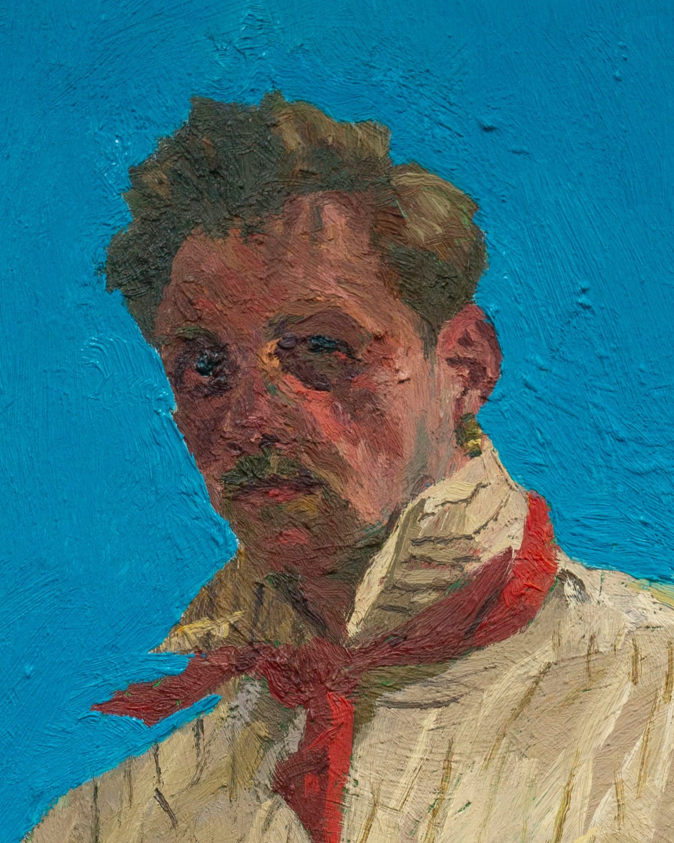 Samuel Guy Privateer, 2025 Oil on panel, 13 1/4 x 9 1/4 x 1 3/4 in. (33.7 x 23.5 x...