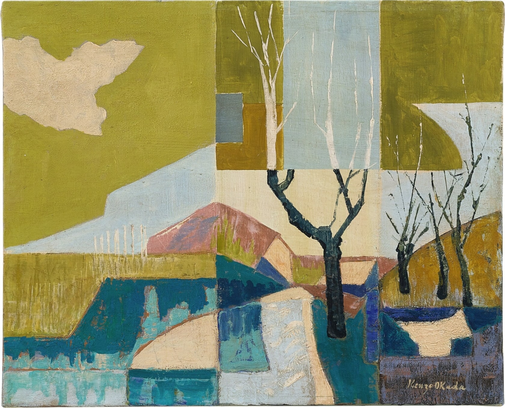 Kenzo Okada, Plum T, 1968