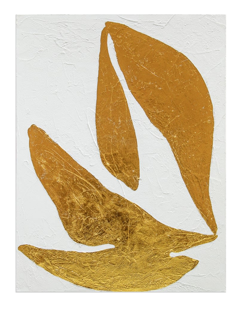 Anna Pietrzak Untitled, 2022 24K gold leaf and acrylic on canvas, 48 x 36 in 121.9 x 91.4 cm