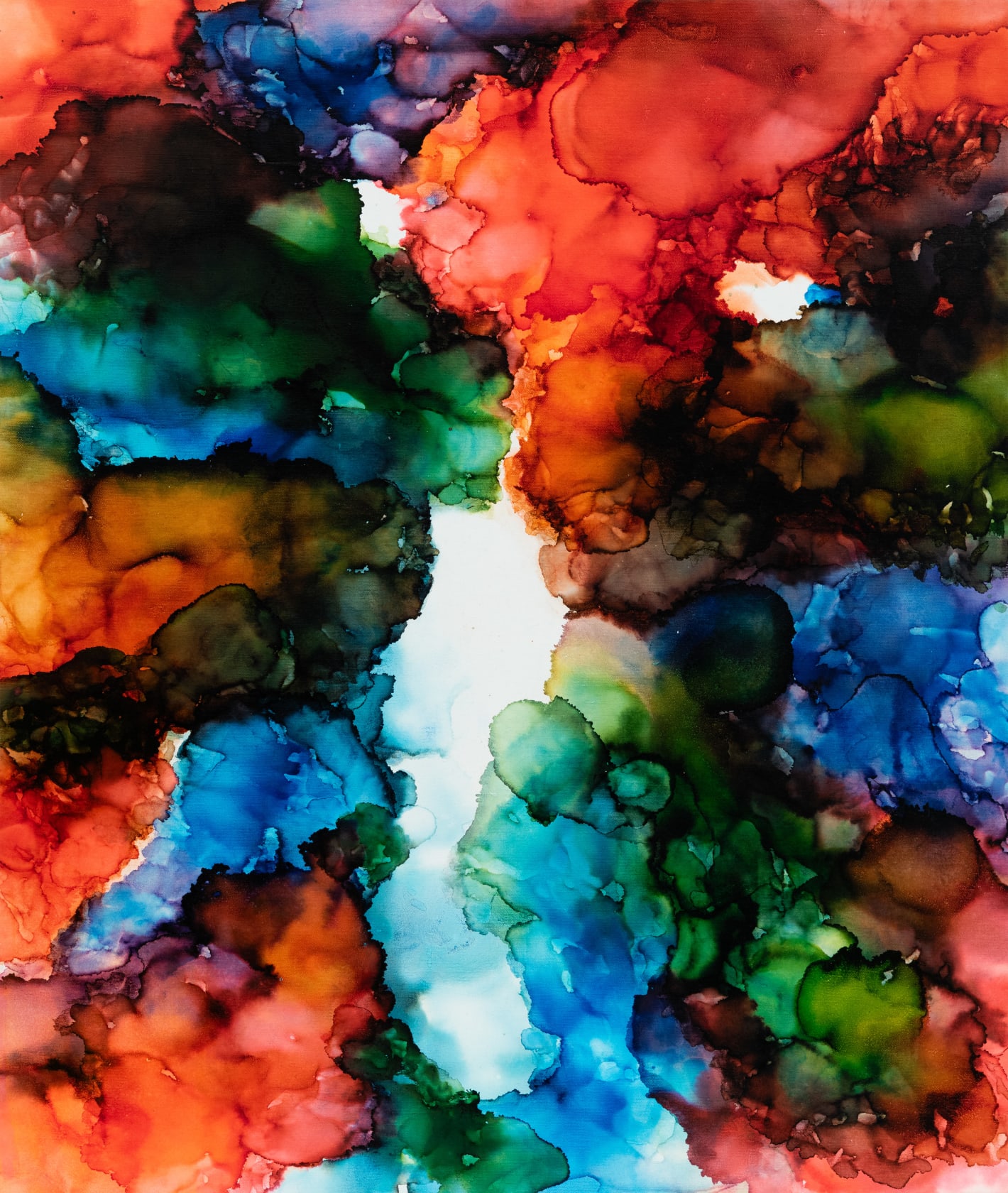 Yuho Chang The Autumn Creek, 2022 Acrylic on canvas, 32 1/2 x 27 1/2 in. (82.5 x 69.8 cm)