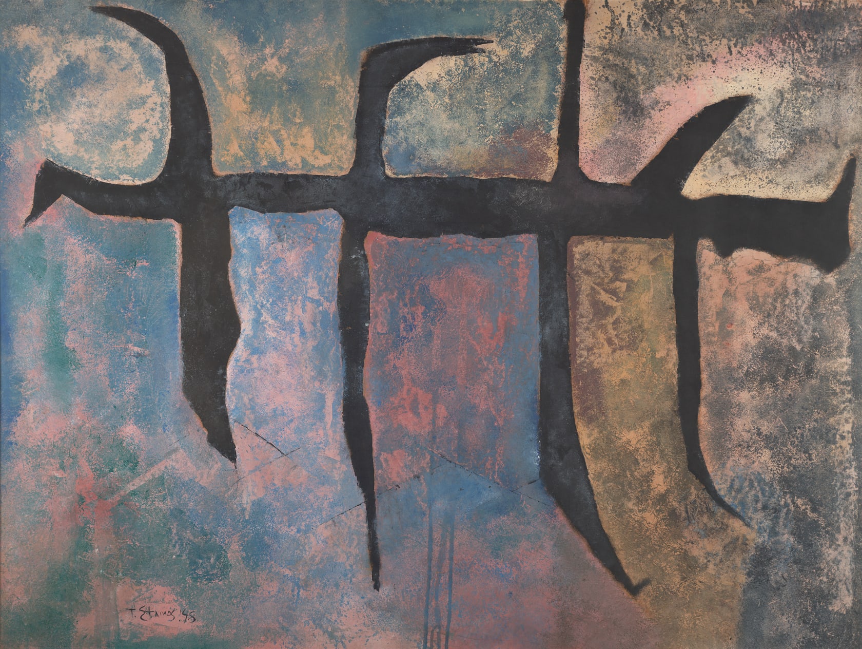 Theodoros Stamos, Migration, 1948