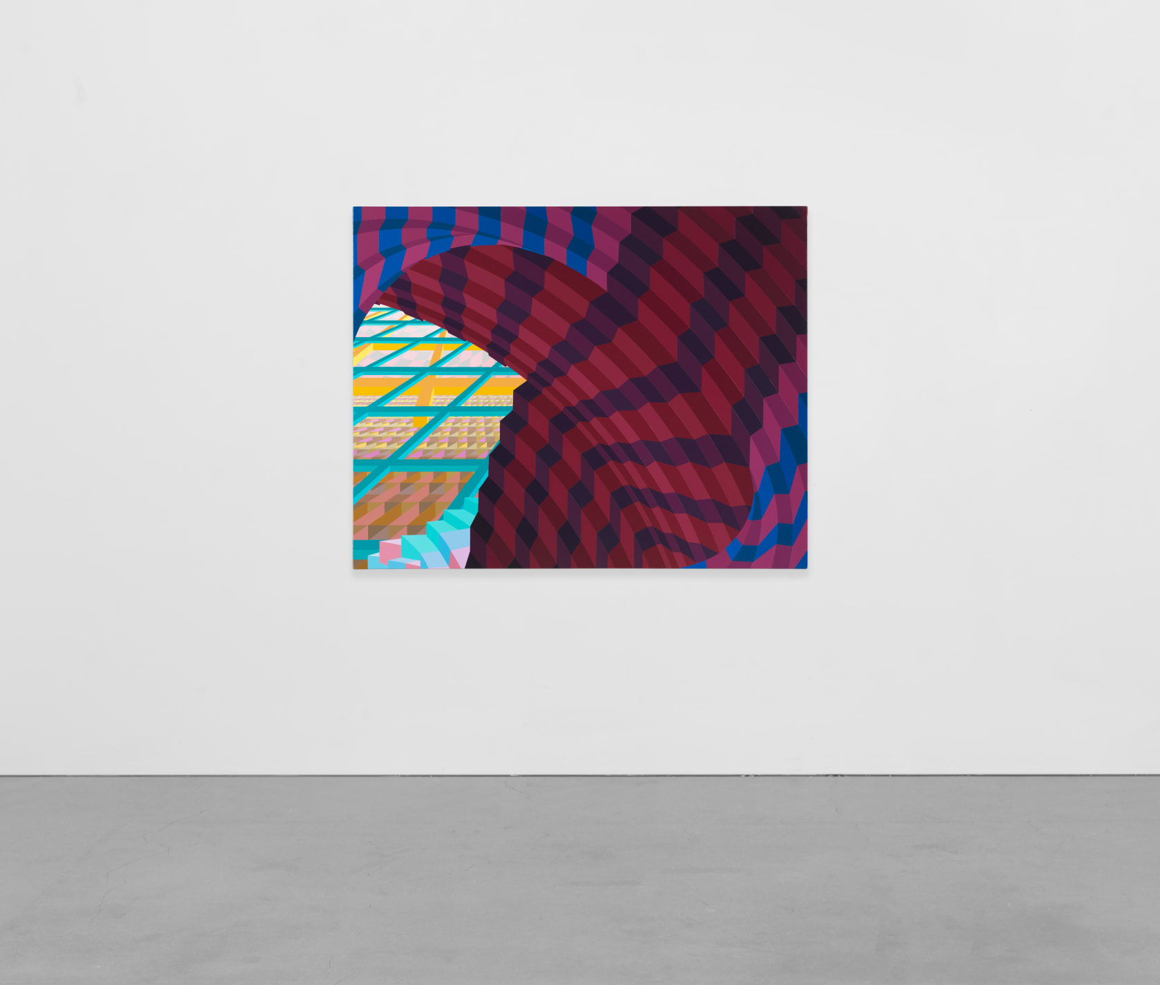 Al Held, Hawkeye I, 1998