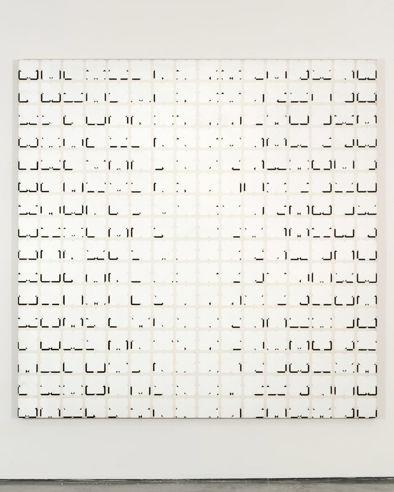 Ralph Iwamoto, Snow Scroll #1 (Quaroctagons - Opus 1), 1982