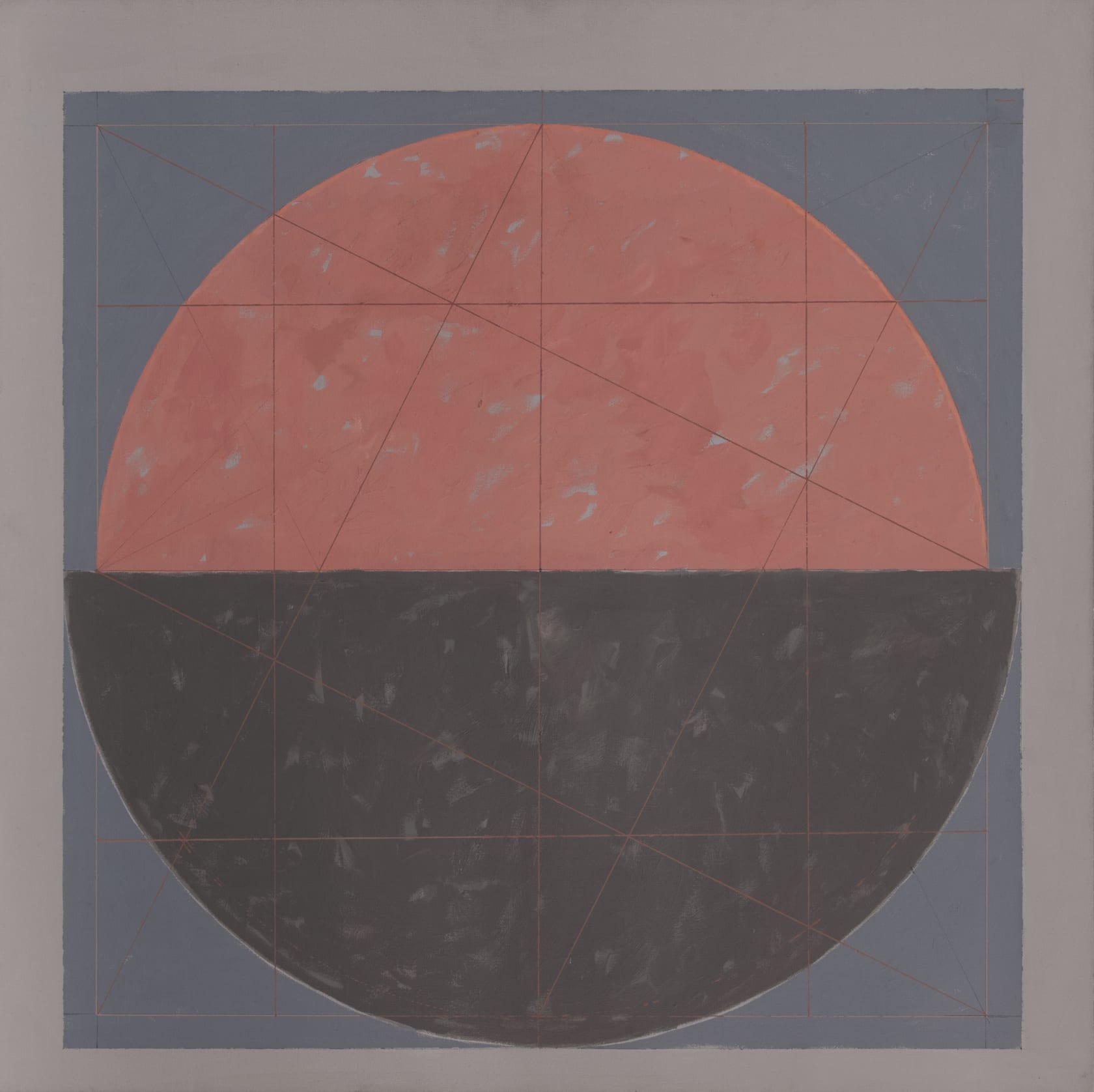 Jack Tworkov, Circle in a Square II (OC-Q4-80 #3), 1980