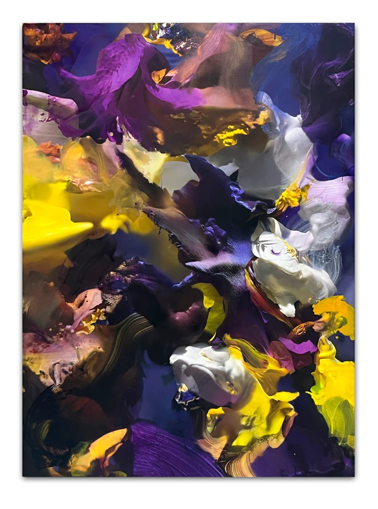 André Hemer Moving Pictures (Botanics, Côte d'Azur), 2025 Acrylic and pigment on canvas, 47 x 35 in. (119.4 x 88.9...