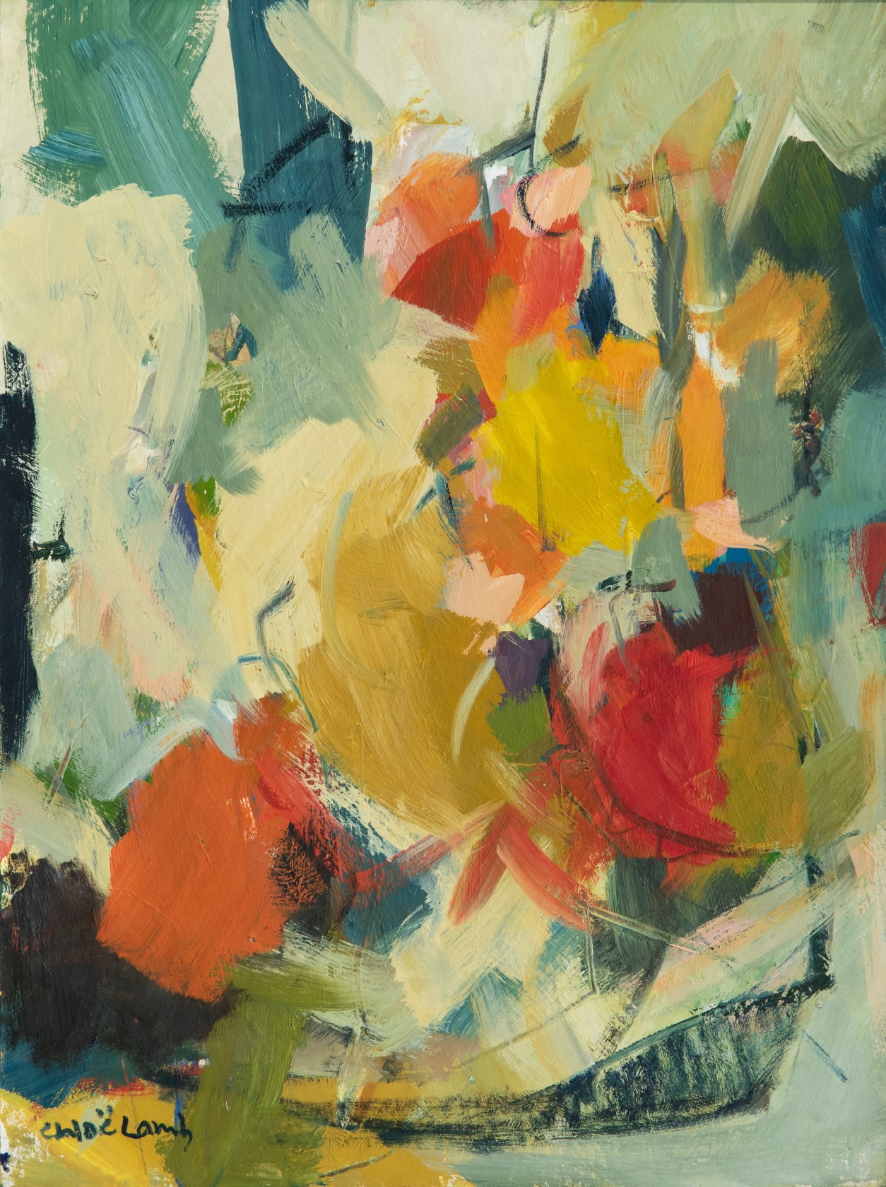 Chloë Lamb Away, 2024 Oil on linen canvas, 20 x 15 in. (50.8 x 38.1 cm)