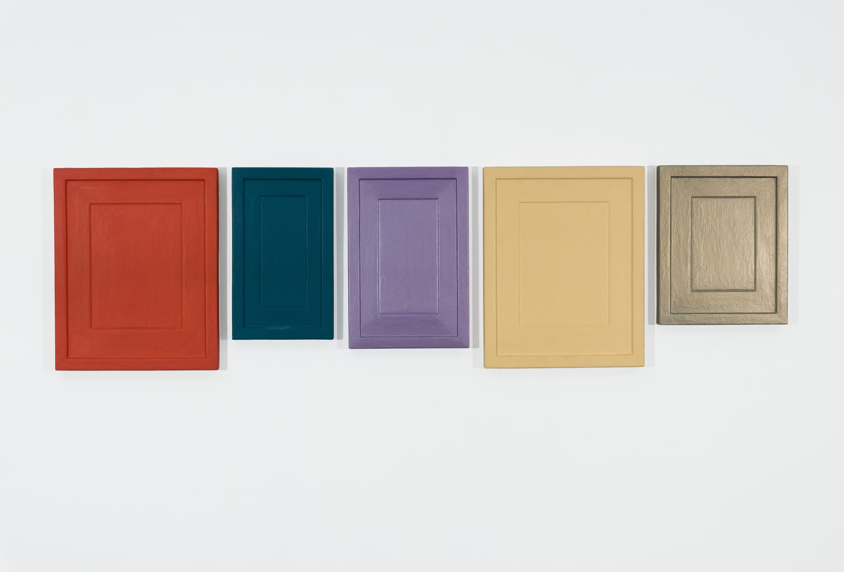 Allan McCollum, Collection of Five Plaster Surrogates, 1986