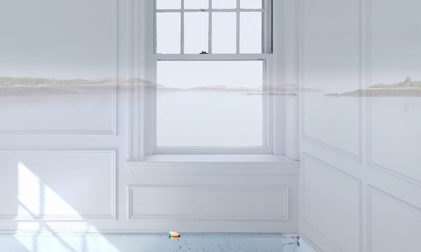 Jeffery C. Becton Blue Calm, 2014 Digital photomontage, archival pigment inkjet print, 35 x 58 1/2 inches