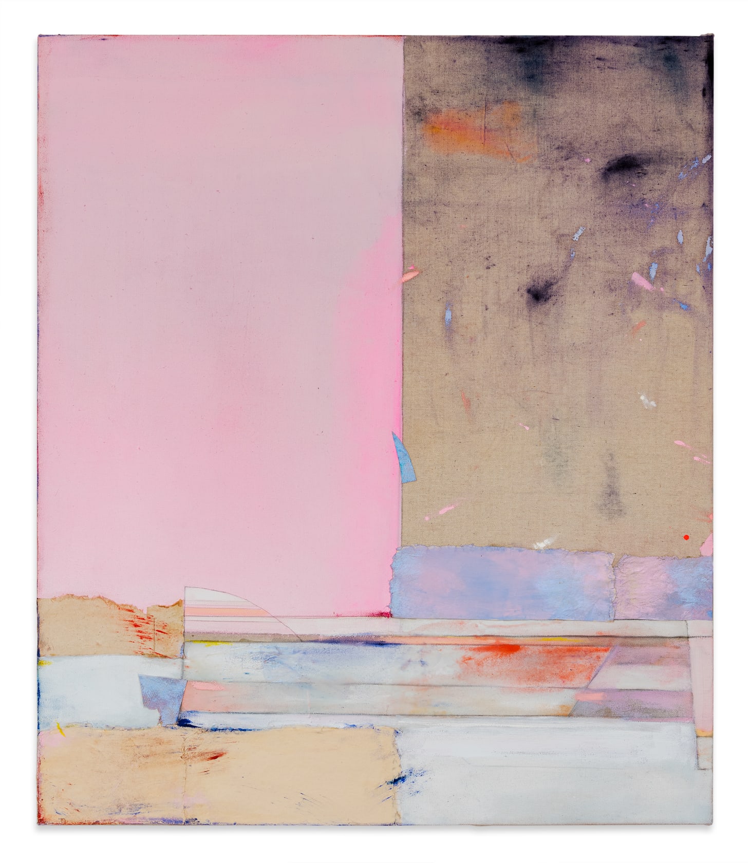 Dana James The Feral Empress, 2021 Oil, acrylic, pigment, collage, and encaustic on canvas, 42 x 36 inches (106.7 x...