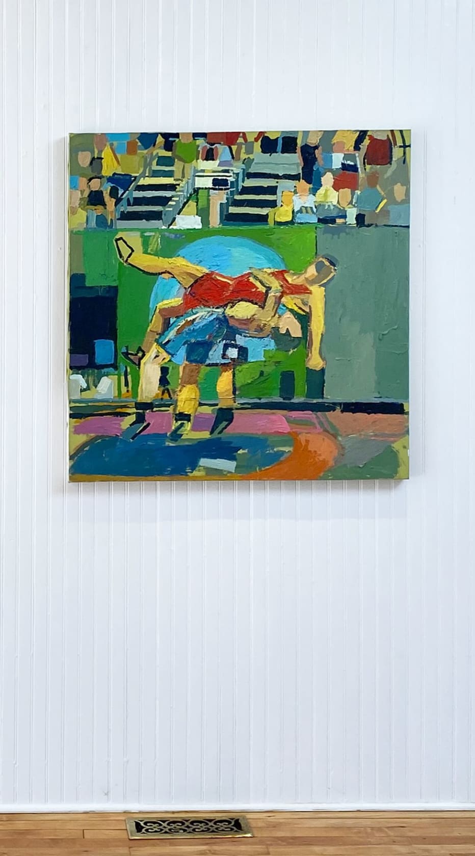 Clintel Steed Olympic Twi Keon Do #2, 2016 Oil on canvas, 24 x 24 inches (60.96 x 60.96 cm)