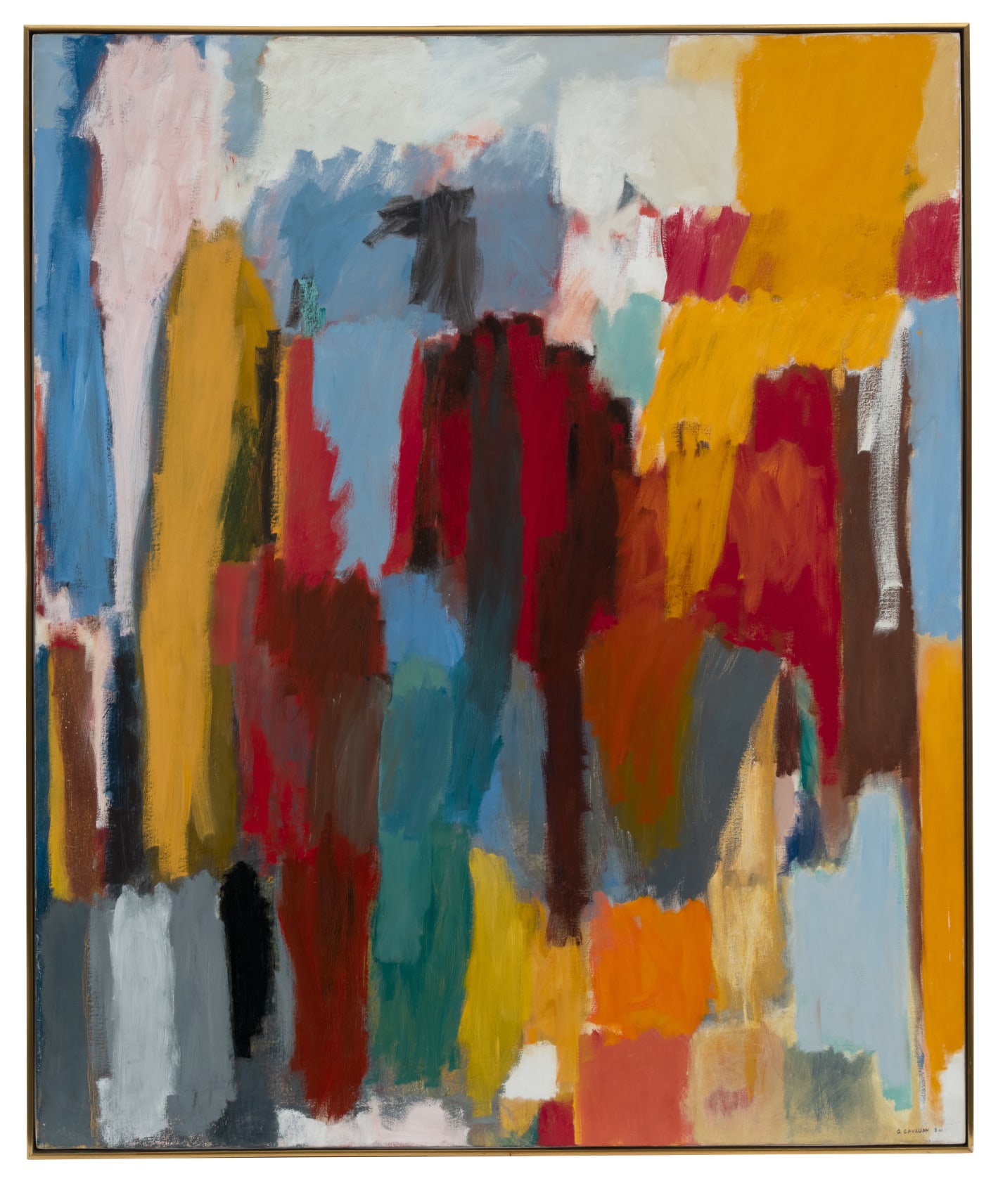 Giorgio Cavallon Untitled, 1961 Oil on canvas, 72 x 60 in. (182.9 x 152.4 cm)
