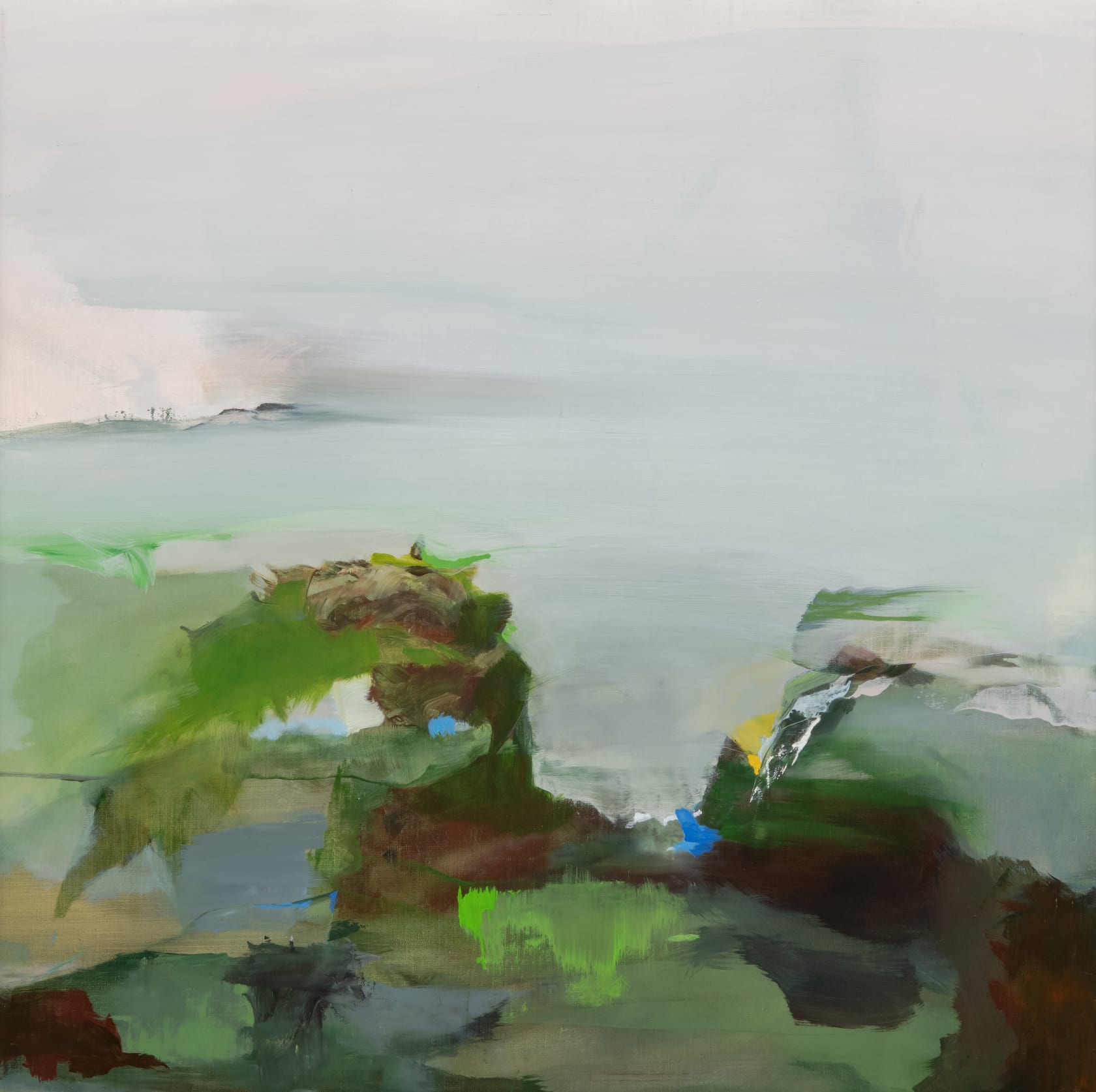 Hollis Heichemer a sneak peak, 2021 Oil on linen, 20 x 20 inches (50.8 x 50.8 cm)