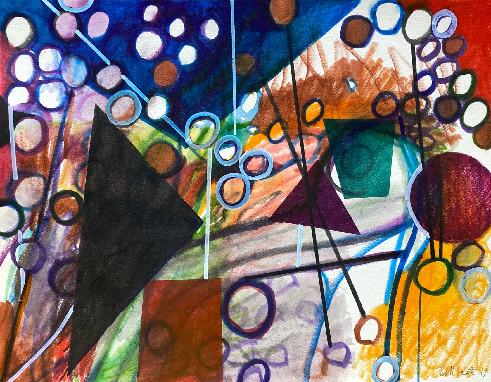 Bill Scott, Where the Moonlight Swims, 2019